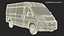 3D model 2025 Fiat Ducato Long Van White