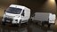 3D model 2025 Fiat Ducato Long Van White