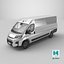 3D model 2025 Fiat Ducato Long Van White