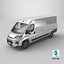 3D model 2025 Fiat Ducato Long Van White
