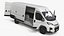 3D model 2025 Fiat Ducato Long Van White