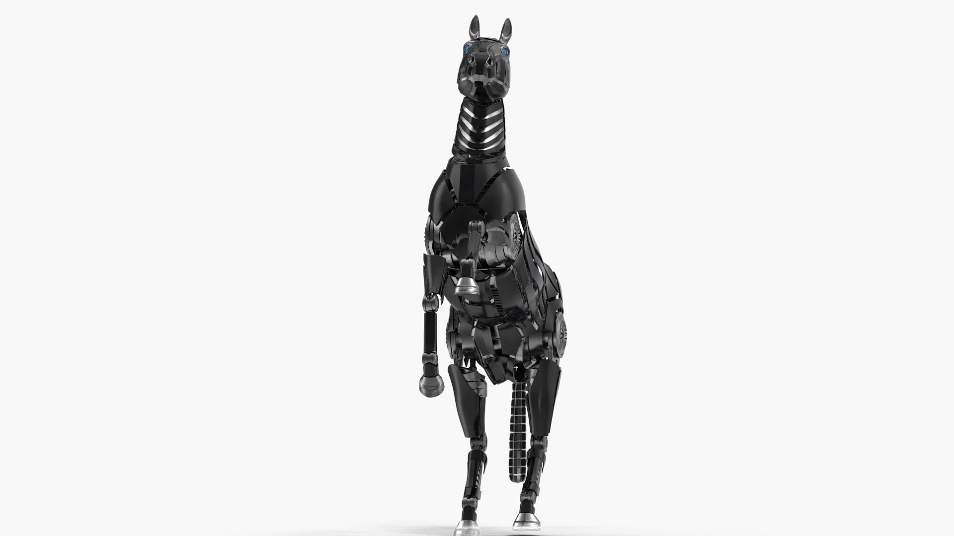3D Robot Horse Rears Up - TurboSquid 2355945