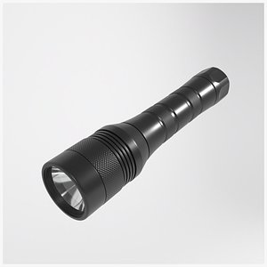 3D Flashlight model