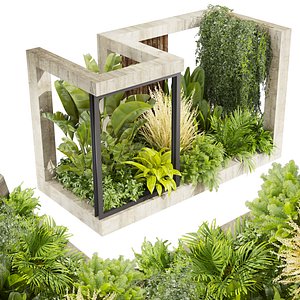 3D Collection plant vol 534 - garden - Landscape Design - backyard model