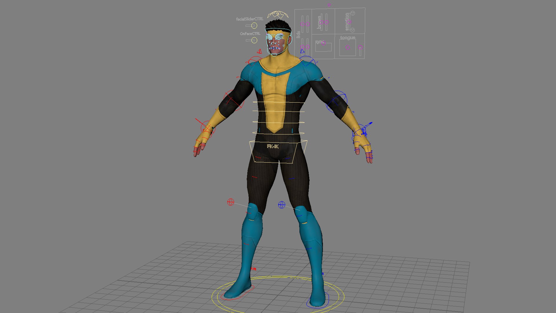 Invincible Rig 3D - TurboSquid 2400941