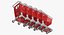 3D plastic shopping carts 01 model