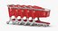 3D plastic shopping carts 01 model