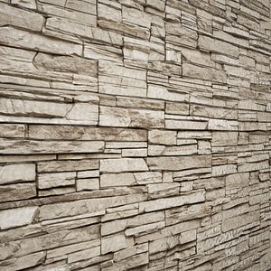 stone wall 3D model