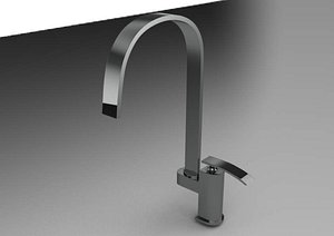 3d kitchen faucet