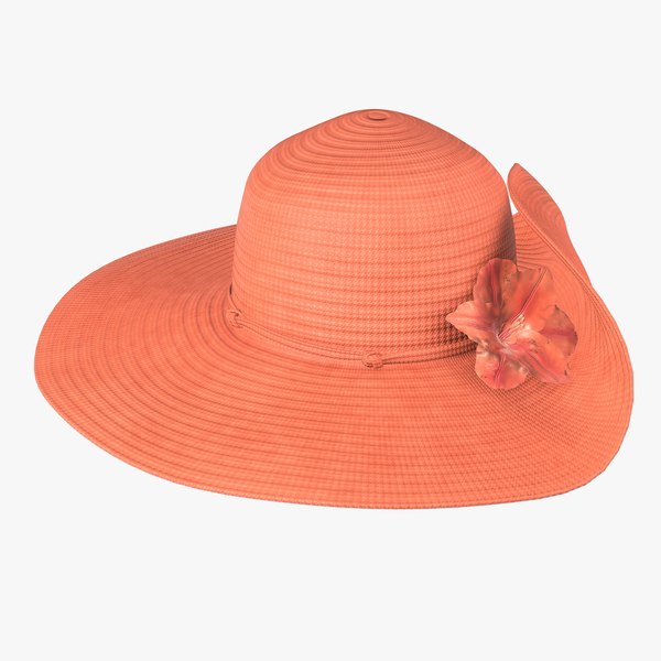 hat summer floppy 3D model