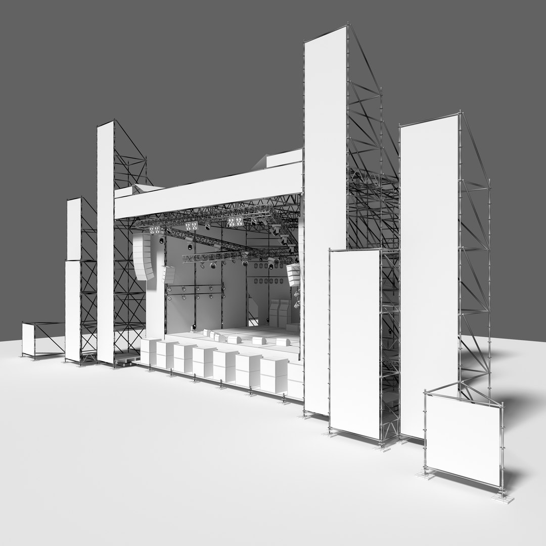 Stage 2 3D Model - TurboSquid 1870233