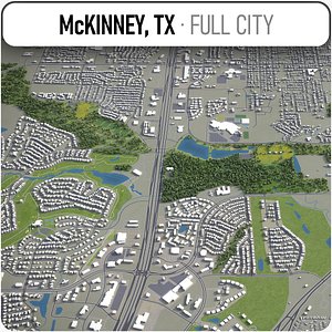 3D mckinney surrounding - model