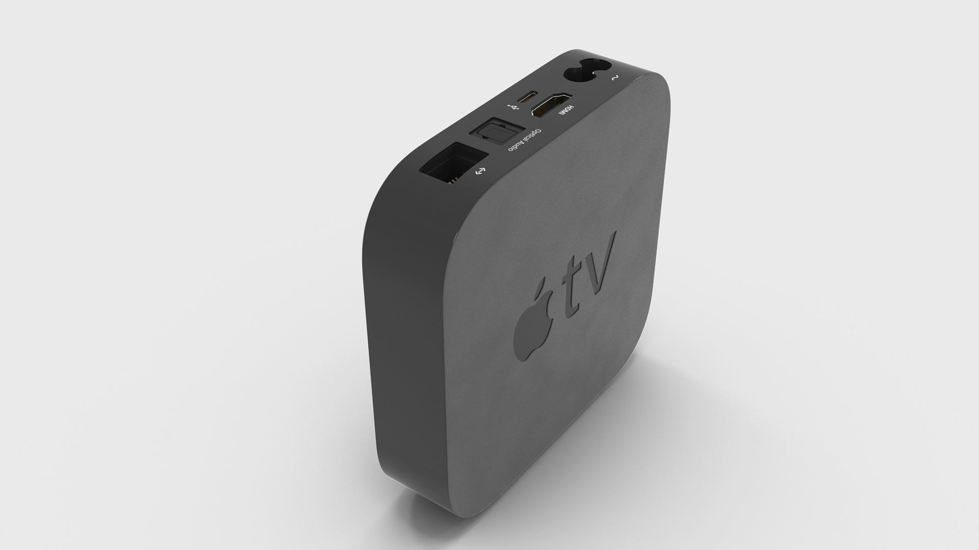 3D Apple TV Digital Media Player TurboSquid 2208735