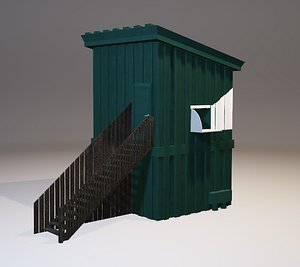 3D skeet house games model