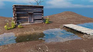 Wood old house