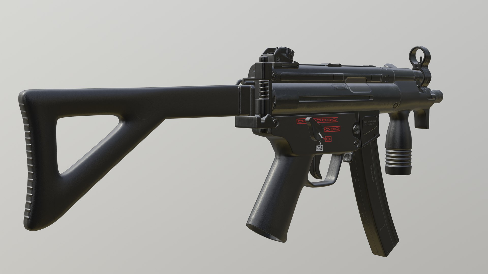 3D Heckler Koch Mp5 Guns Model - TurboSquid 1616449