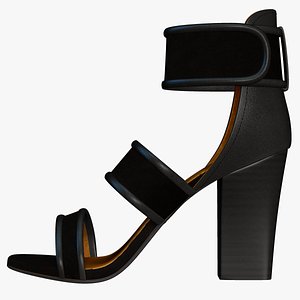 woman heel shoes 3d obj