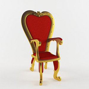 3D heart armchair