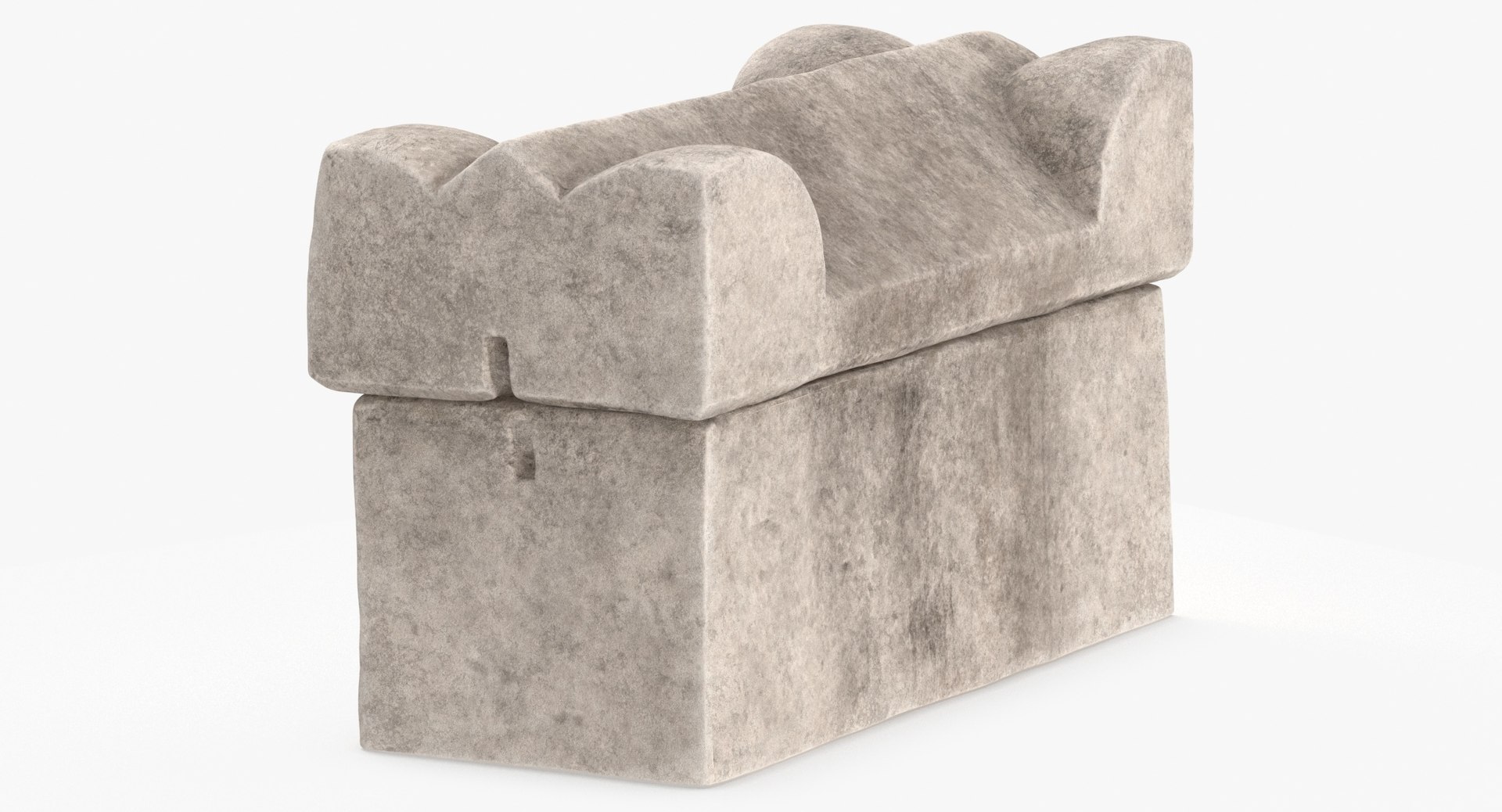Roman Limestone Sarcophagus Model - TurboSquid 2208901