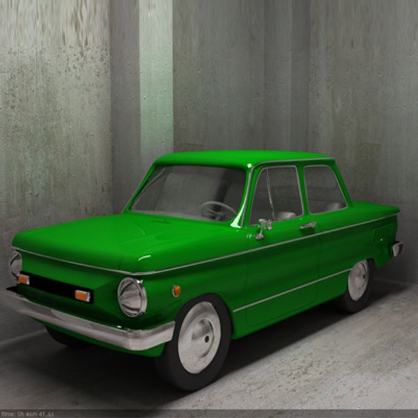 3d soviet car zaporozhec zaz