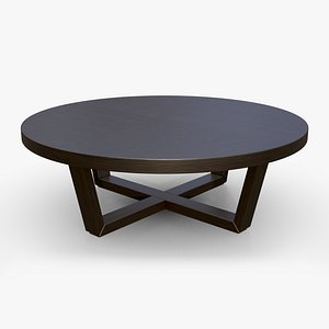 3D model Coffee Table Round Wood