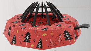 3D Christmas tree stand model