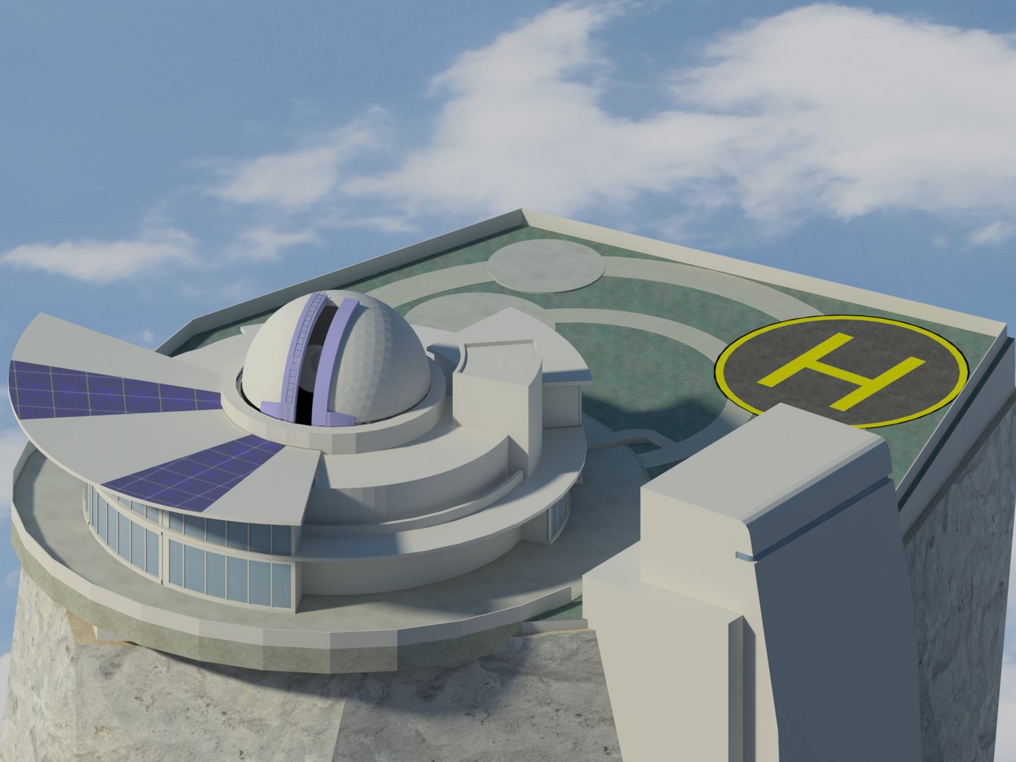3d Observatory Model