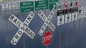 518 US Road Signs Pack