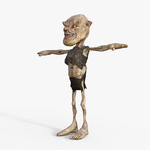 Scary Zombie  Rigged 3D model