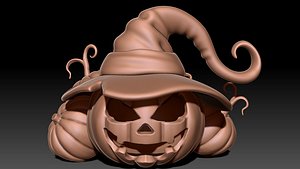 3D Halloween Pumpkin