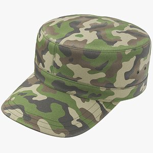 3D Military Cap