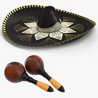 Maracas and Sombrero Collection