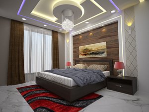 modern bedroom model