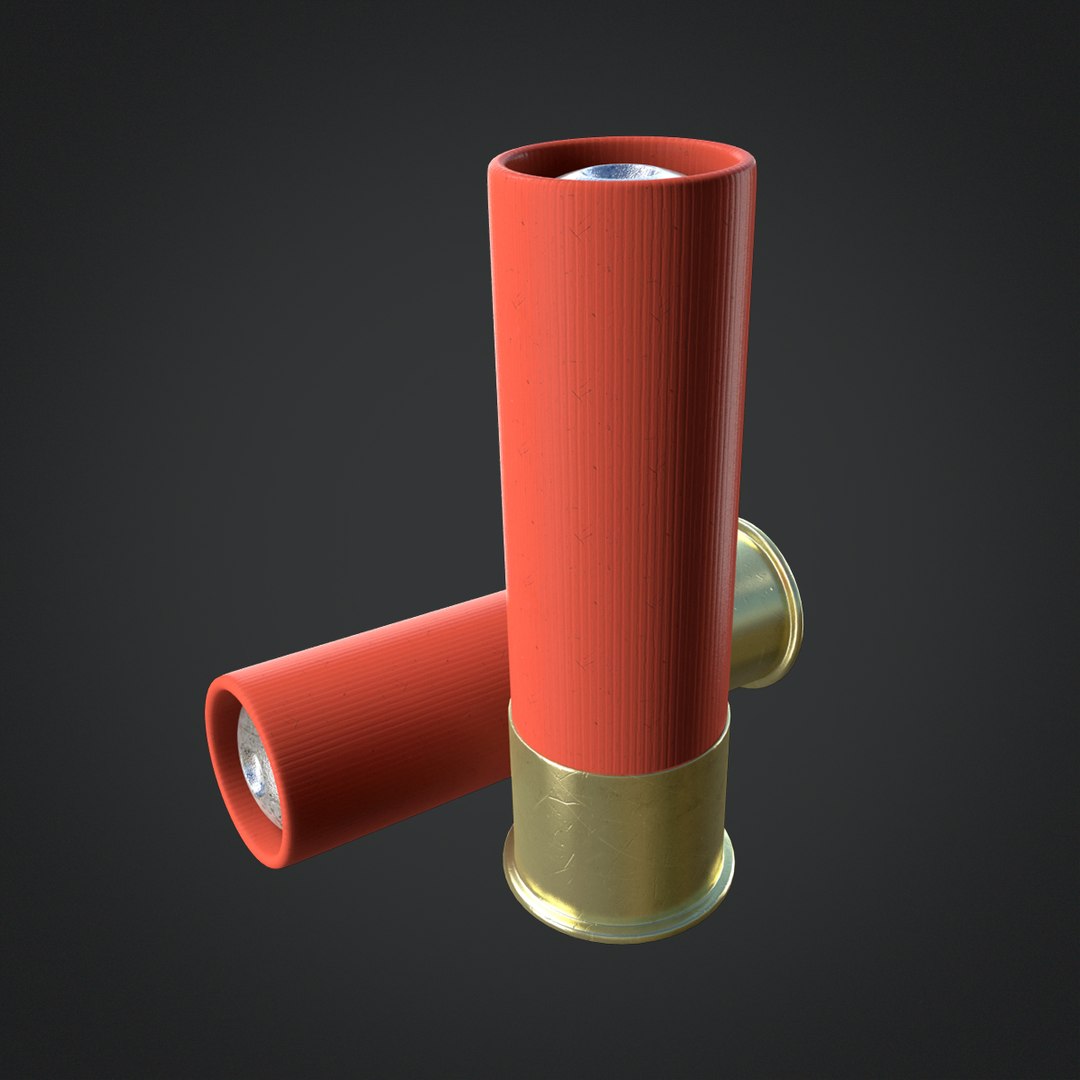 Shotgun Shell 3D Model TurboSquid 1216938