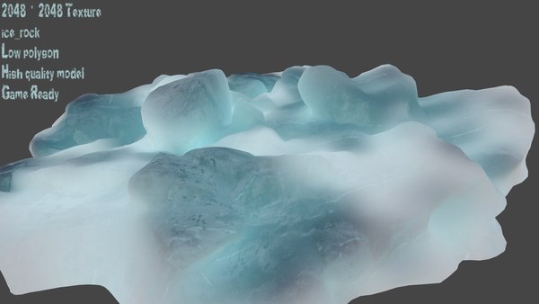 3D snow frozen model