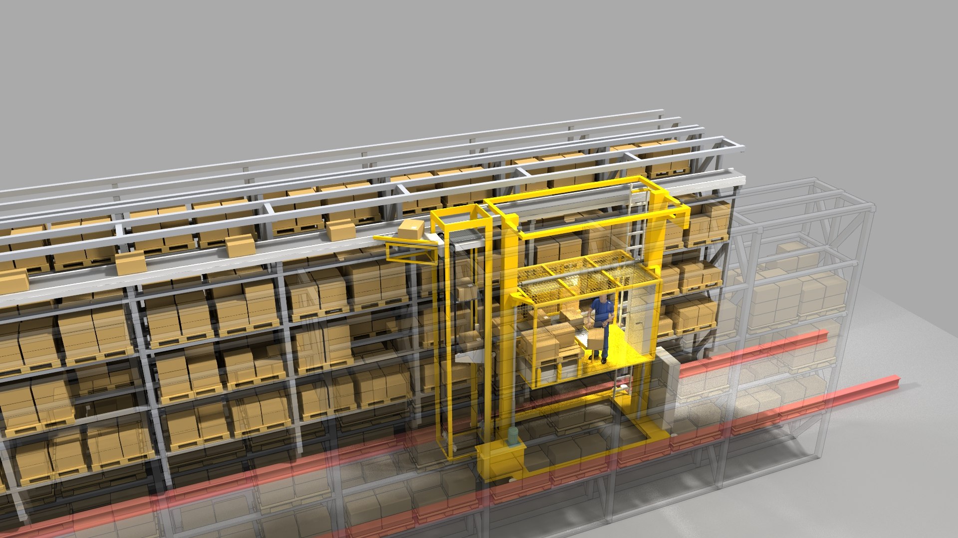 3D Model Warehouse Elevator - TurboSquid 1535624