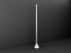 3d model antique street lamp