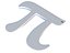 π符号钥匙扣3D打印模型