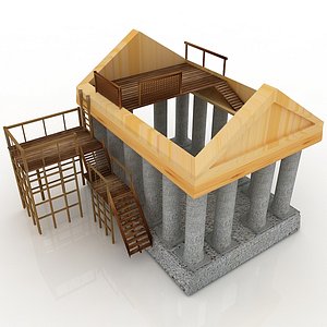 3d commandos tower model