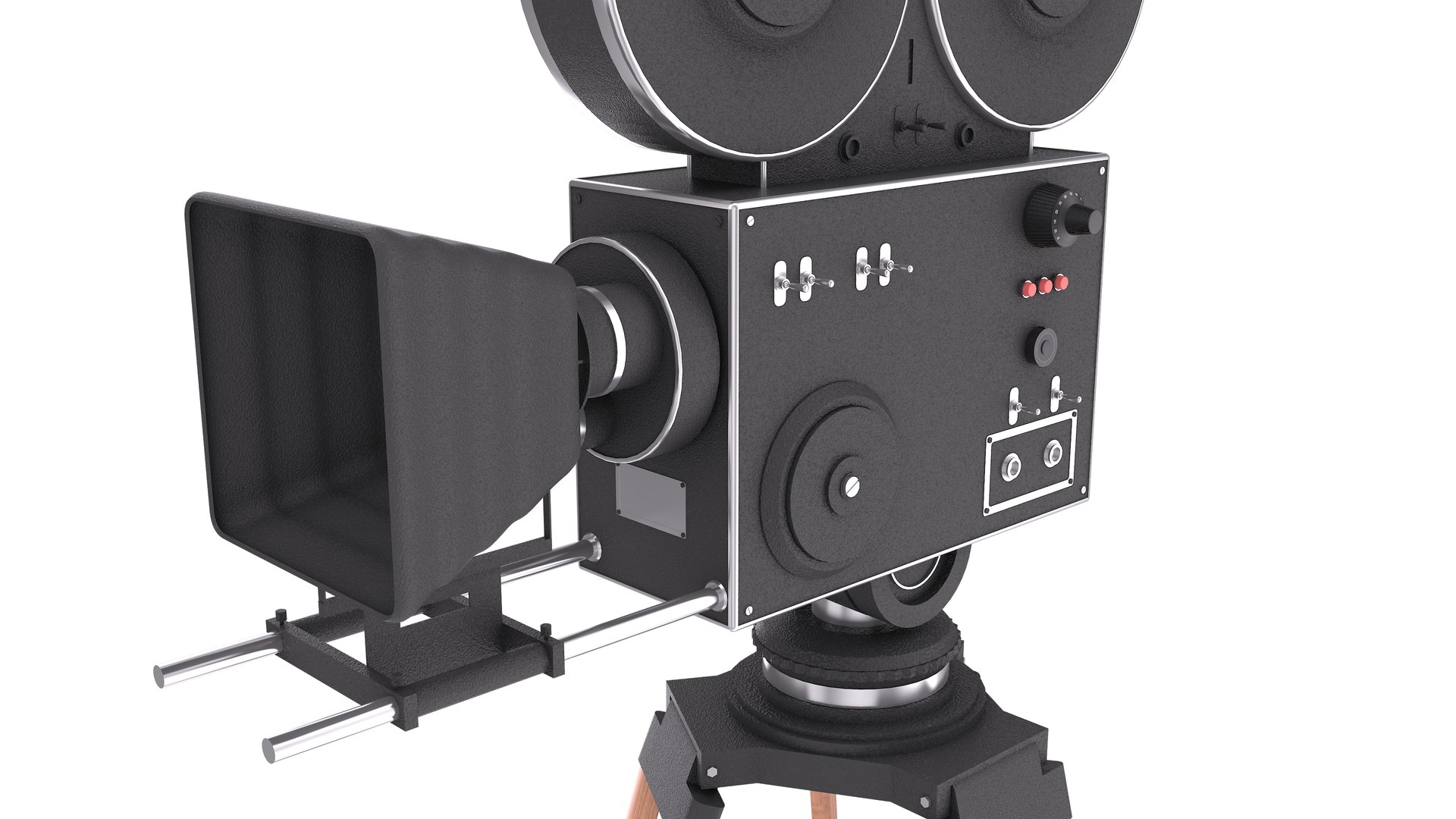 Vintage Movie Projector and Camera 3D https://p.turbosquid.com/ts-thumb/Ik/yBOTQ4/y3/retromoviecamera10/jpg/1710874313/1920x1080/fit_q87/9e04966c913a2534ade30af9b3681be1117f86c5/retromoviecamera10.jpg
