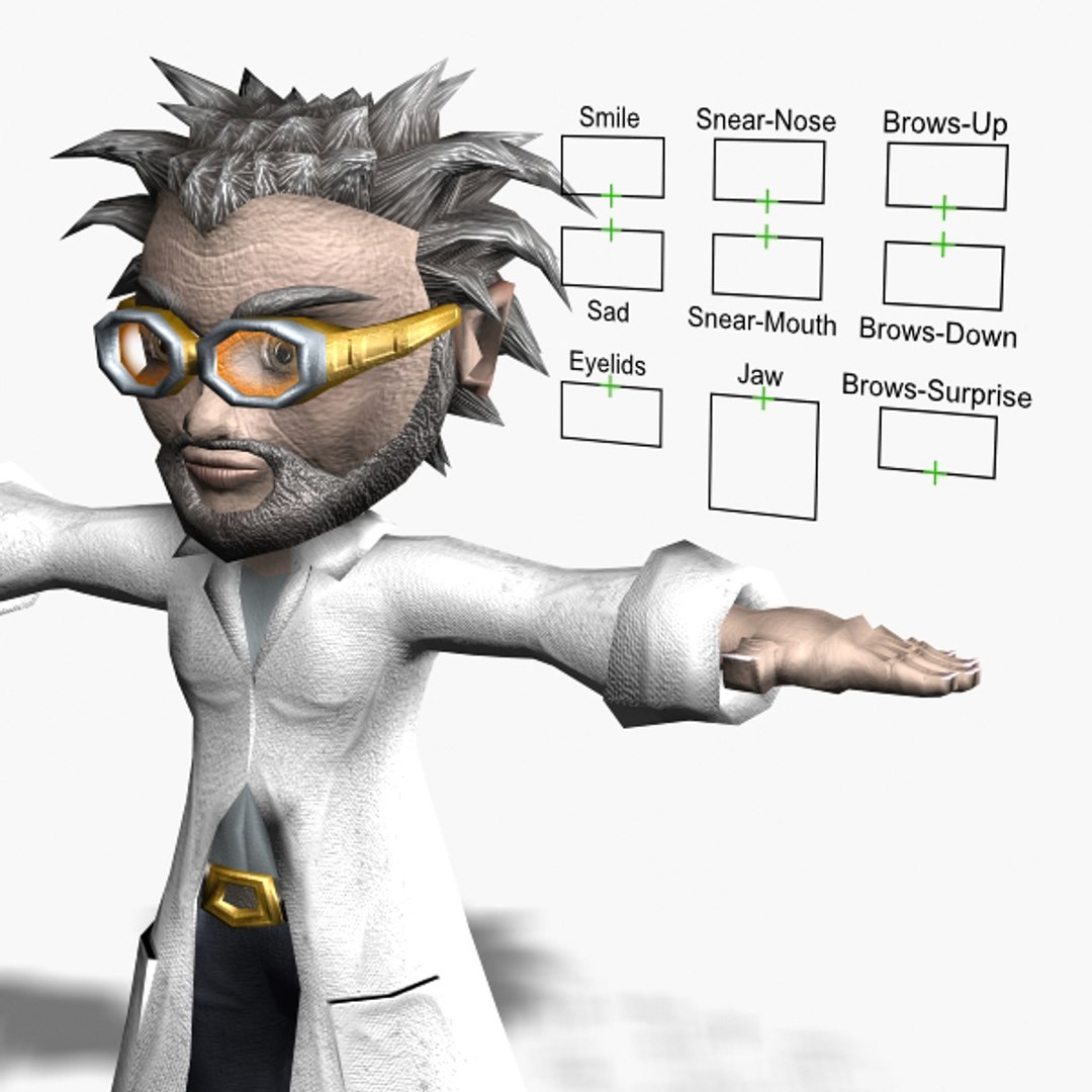 Rigged Character 3d Max