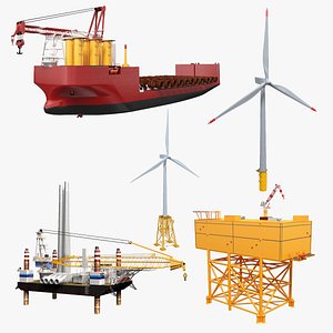 海上风电场收集II 3D模型