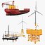Offshore Wind Farm Collection II 3D model