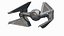 Used Star Wars TIE Interceptor 3D model