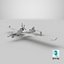 3D EMT Luna X 2000 UAV UAS Drone PBR model