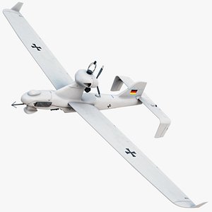 3D EMT Luna X 2000 UAV UAS Drone PBR model