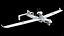3D EMT Luna X 2000 UAV UAS Drone PBR model