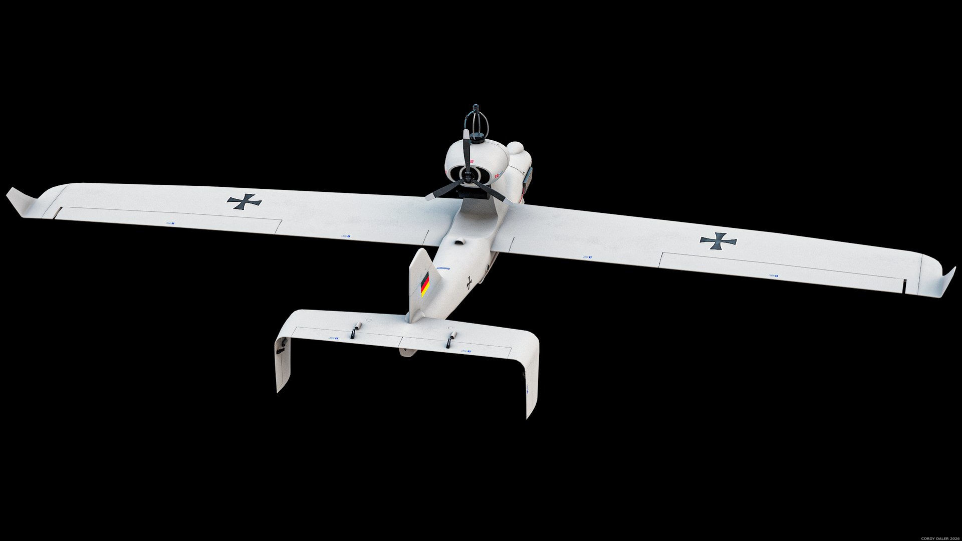 3D EMT Luna X 2000 UAV UAS Drone PBR model https://p.turbosquid.com/ts-thumb/Il/1kcsF3/vE/r_viewport_012/png/1765693269/1920x1080/fit_q87/dc83d2f0434ee378fc2036435b2d58e55629abab/r_viewport_012.jpg