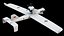3D EMT Luna X 2000 UAV UAS Drone PBR model
