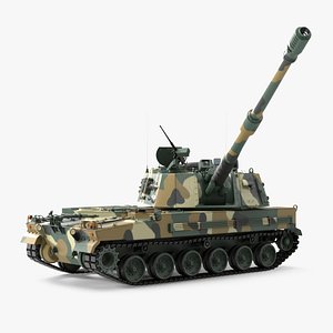 K9 Thunder South Korean Howitzer Rigged